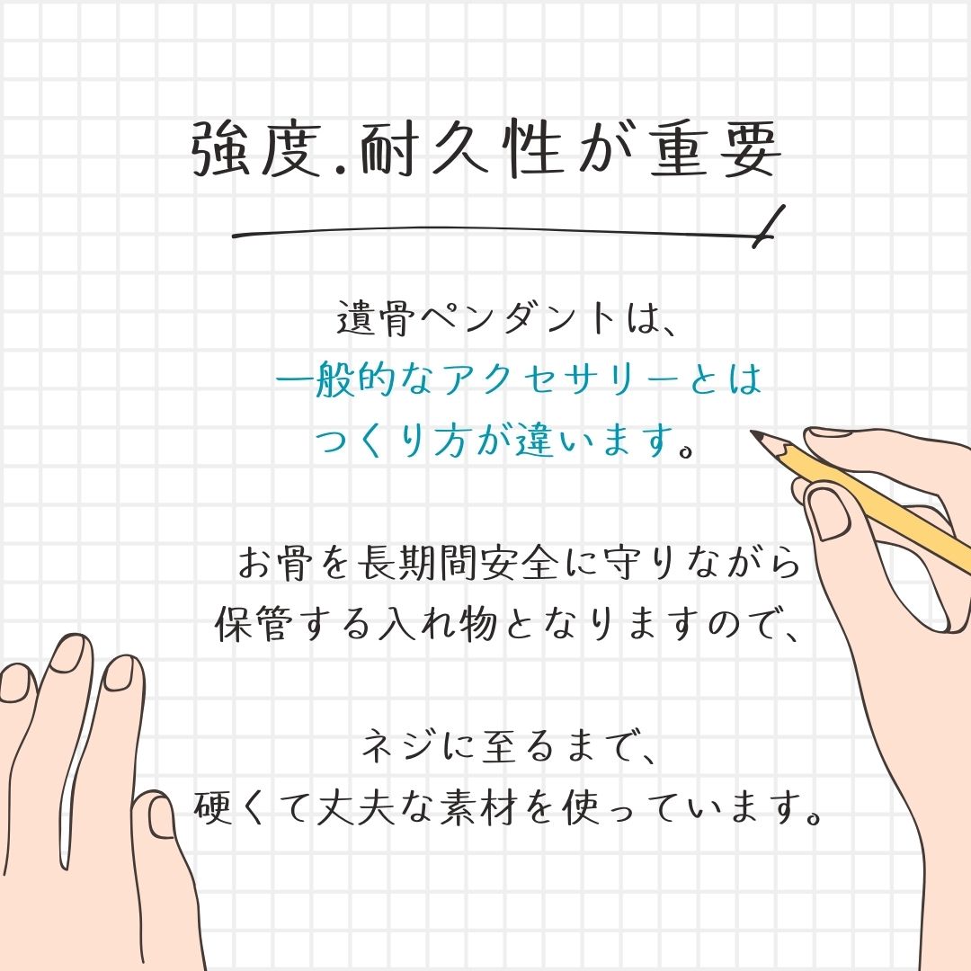 【4月誕生石】遺骨ペンダント|誕生石タイプ|ダイヤモンド（ゴールド14金）（日本製）